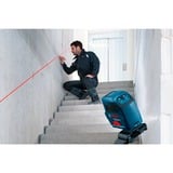 Bosch GLL 2-10 Professional Livella lineare 10 m 630-650 nm, Attraversare la linea laser blu/Nero, 10 m, 0,3 mm/m, 4°, 650 nm, Rosso, 630-650 nm