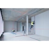 Bosch GLL 3-80 C Professional Livella lineare 30 m, Attraversare la linea laser blu/Nero, 30 m, 0,2 mm/m, 4°, 120 m, Orizzontale/Verticale, Rosso
