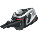 Bosch Serie 8 BSS82SIL1 scopa elettrica Aspirapolvere elettrica Batteria Secco Senza sacchetto Nero, Argento 5 Ah, Aspirapolvere verticale bianco, Aspirapolvere elettrica, Senza sacchetto, Nero, Argento, Secco, Filtro, Pavimento, Tappeto, Gradini, Tappezzeria