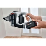 Bosch Serie 8 BSS82SIL1 scopa elettrica Senza sacchetto Nero, Argento, Aspirapolvere verticale bianco, Senza sacchetto, Nero, Argento, Secco, Filtro, Pavimento, Tappeto, Gradini, Tappezzeria, LED