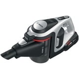 Bosch Serie 8 BSS82SIL1 scopa elettrica Senza sacchetto Nero, Argento, Aspirapolvere verticale bianco, Senza sacchetto, Nero, Argento, Secco, Filtro, Pavimento, Tappeto, Gradini, Tappezzeria, LED
