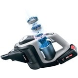 Bosch Serie 8 BSS82SIL1 scopa elettrica Senza sacchetto Nero, Argento, Aspirapolvere verticale bianco, Senza sacchetto, Nero, Argento, Secco, Filtro, Pavimento, Tappeto, Gradini, Tappezzeria, LED