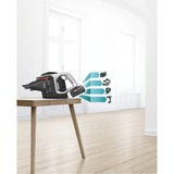 Bosch Serie 8 BSS82SIL1 scopa elettrica Senza sacchetto Nero, Argento, Aspirapolvere verticale bianco, Senza sacchetto, Nero, Argento, Secco, Filtro, Pavimento, Tappeto, Gradini, Tappezzeria, LED