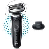 Braun Series 7 71-N1200s Rasoio Trimmer Acciaio inox Nero/Argento, Rasoio, Acciaio inox, Pulsanti, LED, Carica, Potenza, CA/Batteria