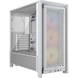 Corsair FRAME 4000D RS ARGB, Chassis Tower bianco