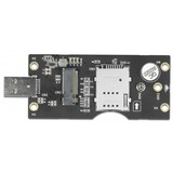 DeLOCK 63166 scheda di interfaccia e adattatore Interno M.2 USB tipo A, M.2, Nero, 38 mm, 93 mm, 6 mm