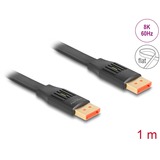 DeLOCK Cavo piatto DisplayPort 8K 60Hz Nero