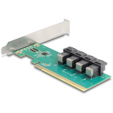 DeLOCK Scheda PCI Express x16 a 4 x interno SFF-8643 NVMe - LP, Scheda di interfaccia 