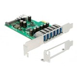 DeLOCK Scheda PCI Express x1 con 6 x USB esterni + 1 x USB interni 5, Controller USB 