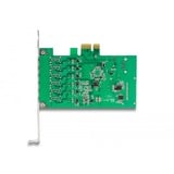 DeLOCK Scheda PCI Express x1 con 6 x USB esterni + 1 x USB interni 5, Controller USB 