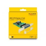DeLOCK Scheda PCI Express x1 con 6 x USB esterni + 1 x USB interni 5, Controller USB 