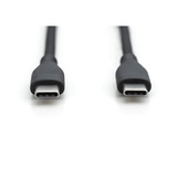 Digitus Cavo di collegamento in silicone USB 2.0 USB-C > USB-C Nero