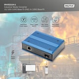 Digitus Convertitore di media 10/100/1000Base-TX PoE a 1000Base-FX 