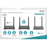 Digitus Set extender KVM HDMI wireless, Estensione HDMI Nero