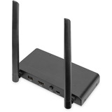 Digitus Set extender KVM HDMI wireless, Estensione HDMI Nero