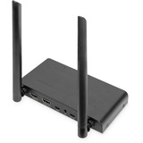 Digitus Set extender KVM HDMI wireless, Estensione HDMI Nero
