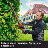 EINHELL 3410950, Tagliasiepi rosso/Nero