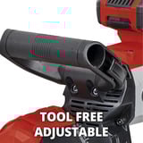 EINHELL Sega a nastro a batteria Power X-Change TE-MB 18/127 Li-Solo, 18 Volt rosso/Nero