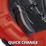 EINHELL Sega a nastro a batteria Power X-Change TE-MB 18/127 Li-Solo, 18 Volt rosso/Nero