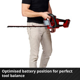 EINHELL Tagliasiepi a batteria GE-CH 36/61 Li-Solo, 36 Volt (2x18V) rosso/Nero