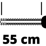 Einhell GE-CH 1855/1 Li - Solo Doppia lama 2,44 kg rosso/Nero, Batteria, 2,44 kg, 130 mm, 1005 mm, 170 mm, 3,02 kg