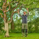 GARDENA Cesoia per rami EnergyCut Pro S, Potatore grigio/Turchese