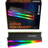 GIGABYTE GP-ARS16G37D memoria 16 GB 2 x 8 GB DDR4 3733 MHz grigio, 16 GB, 2 x 8 GB, DDR4, 3733 MHz, 288-pin DIMM