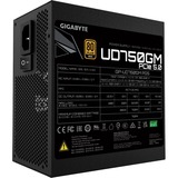 GIGABYTE UD750GM PG5 alimentatore per computer 750 W 20+4 pin ATX ATX Nero, Alimentatore PC Nero, 750 W, 100 - 240 V, 12 A, Attivo, 105 W, 732 W