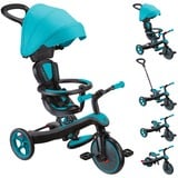 GLOBBER Explorer Trike 4 in 1, Veicolo per bambini turchese