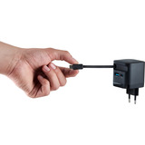 Intenso Adattatore di alimentazione W65ACIC GaN, Caricabatterie Nero