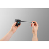 Intenso Adattatore di alimentazione W65ACIC GaN, Caricabatterie Nero