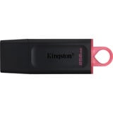 Kingston DataTraveler Drive Flash USB 3.2 - USB Exodia, Chiavetta USB Nero/Rosso, 256 GB, USB tipo A, 3.2 Gen 1 (3.1 Gen 1), Cuffia, 11 g, Nero, Rosa