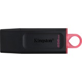 Kingston DataTraveler Exodia unità flash USB 256 GB USB tipo A 3.2 Gen 1 (3.1 Gen 1) Nero Nero/Rosso, 256 GB, USB tipo A, 3.2 Gen 1 (3.1 Gen 1), Cuffia, 11 g, Nero