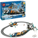 LEGO City 60470 Treno Espresso Artico degli Esploratori, Giocattolo Telecomandato con 22 Binari e 6 Minifigure, Idea Regalo 7+, Giochi di costruzione Giocattolo Telecomandato con 22 Binari e 6 Minifigure, Idea Regalo 7+, Set da costruzione, 7 anno/i, Plastica, 1517 pz, 3,82 kg