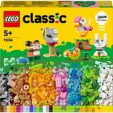 LEGO Classic Animali domestici creativi, Giochi di costruzione Set da costruzione, 5 anno/i, Plastica, 450 pz, 493 g
