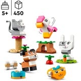 LEGO Classic Animali domestici creativi, Giochi di costruzione Set da costruzione, 5 anno/i, Plastica, 450 pz, 493 g