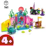 LEGO Disney Princess La Caverna di Cristallo di Ariel, Giochi di costruzione Set da costruzione, 4 anno/i, Plastica, 141 pz, 416 g