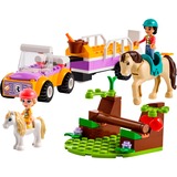 LEGO Friends 42634 Rimorchio con Cavallo e Pony, Giocattolo per la Cura degli Animali con 2 Mini Bamboline, Idea Regalo da 4+, Giochi di costruzione Giocattolo per la Cura degli Animali con 2 Mini Bamboline, Idea Regalo da 4+, Set da costruzione, 4 anno/i, Plastica, 105 pz, 248 g