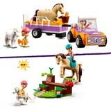 LEGO Friends 42634 Rimorchio con Cavallo e Pony, Giocattolo per la Cura degli Animali con 2 Mini Bamboline, Idea Regalo da 4+, Giochi di costruzione Giocattolo per la Cura degli Animali con 2 Mini Bamboline, Idea Regalo da 4+, Set da costruzione, 4 anno/i, Plastica, 105 pz, 248 g