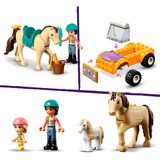 LEGO Friends 42634 Rimorchio con Cavallo e Pony, Giocattolo per la Cura degli Animali con 2 Mini Bamboline, Idea Regalo da 4+, Giochi di costruzione Giocattolo per la Cura degli Animali con 2 Mini Bamboline, Idea Regalo da 4+, Set da costruzione, 4 anno/i, Plastica, 105 pz, 248 g