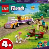 LEGO Friends 42634 Rimorchio con Cavallo e Pony, Giocattolo per la Cura degli Animali con 2 Mini Bamboline, Idea Regalo da 4+, Giochi di costruzione Giocattolo per la Cura degli Animali con 2 Mini Bamboline, Idea Regalo da 4+, Set da costruzione, 4 anno/i, Plastica, 105 pz, 248 g
