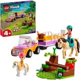 LEGO Friends Rimorchio con cavallo e pony, Giochi di costruzione Set da costruzione, 4 anno/i, Plastica, 105 pz, 248 g