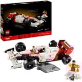 LEGO ICONS 10330 McLaren MP4/4 e Ayrton Senna, Modellino da Costruire di Auto da Corsa F1 con Minifigure, Regalo per Adulti, Giochi di costruzione Modellino da Costruire di Auto da Corsa F1 con Minifigure, Regalo per Adulti, Set da costruzione, 18 anno/i, Plastica, 693 pz, 993 g