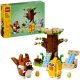 LEGO Iconic 40709 Parco Giochi degli Animali, Gioco Creativo per Bambini 8+ con Uccello, Scoiattolo Giocattolo e Casa sull'Albero, Giochi di costruzione Gioco Creativo per Bambini 8+ con Uccello, Scoiattolo Giocattolo e Casa sull'Albero, Set da costruzione, 8 anno/i, Plastica, 172 pz, 198 g