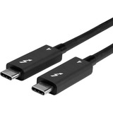 Lindy 31121 Cavo Thunderbolt 2 m 40 Gbit/s Nero Nero, Maschio, Maschio, 2 m, Nero, Nichel, 40 Gbit/s