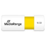 MediaRange Color Edition 16 GB, Chiavetta USB bianco/Giallo