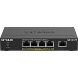 Netgear GS305PP Non gestito Gigabit Ethernet (10/100/1000) Supporto Power over Ethernet (PoE) Nero, Interruttore Nero, Non gestito, Gigabit Ethernet (10/100/1000), Full duplex, Supporto Power over Ethernet (PoE), Montabile a parete