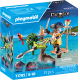PLAYMOBIL Pirates Pirata con balestra, Giochi di costruzione 