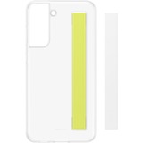 SAMSUNG Silicone Cover with Strap custodia bianca con fascia per Galaxy S21 FE 5G bianco/Giallo, Cover, Samsung, Galaxy S21 FE, 16,3 cm (6.4"), Bianco