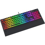 SPC Gear Tastiera da gioco Nero/trasparente